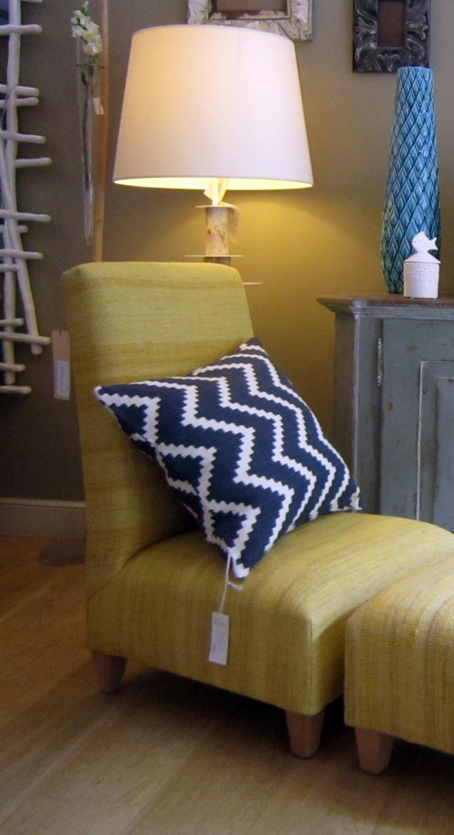 Poltrona kilim gialla